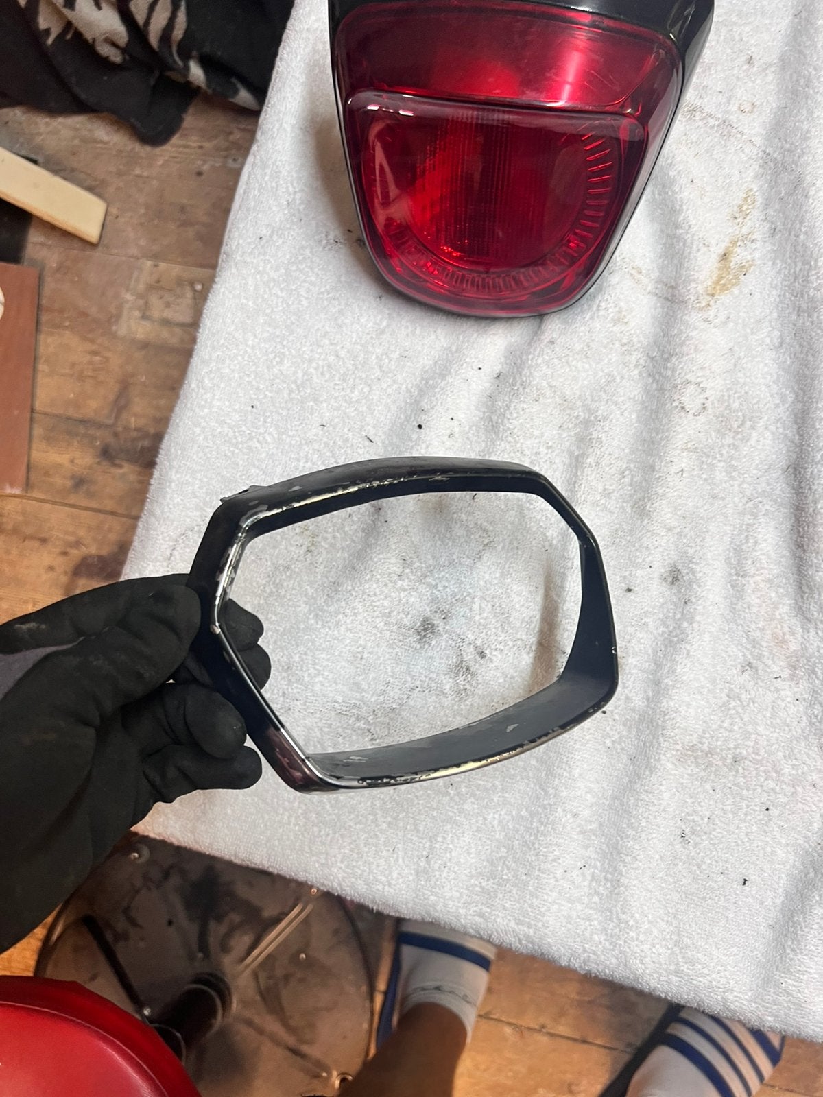 vespa sprint koplamp rand, Ophalen of Verzenden, Gebruikt, Overige typen, Vespa
