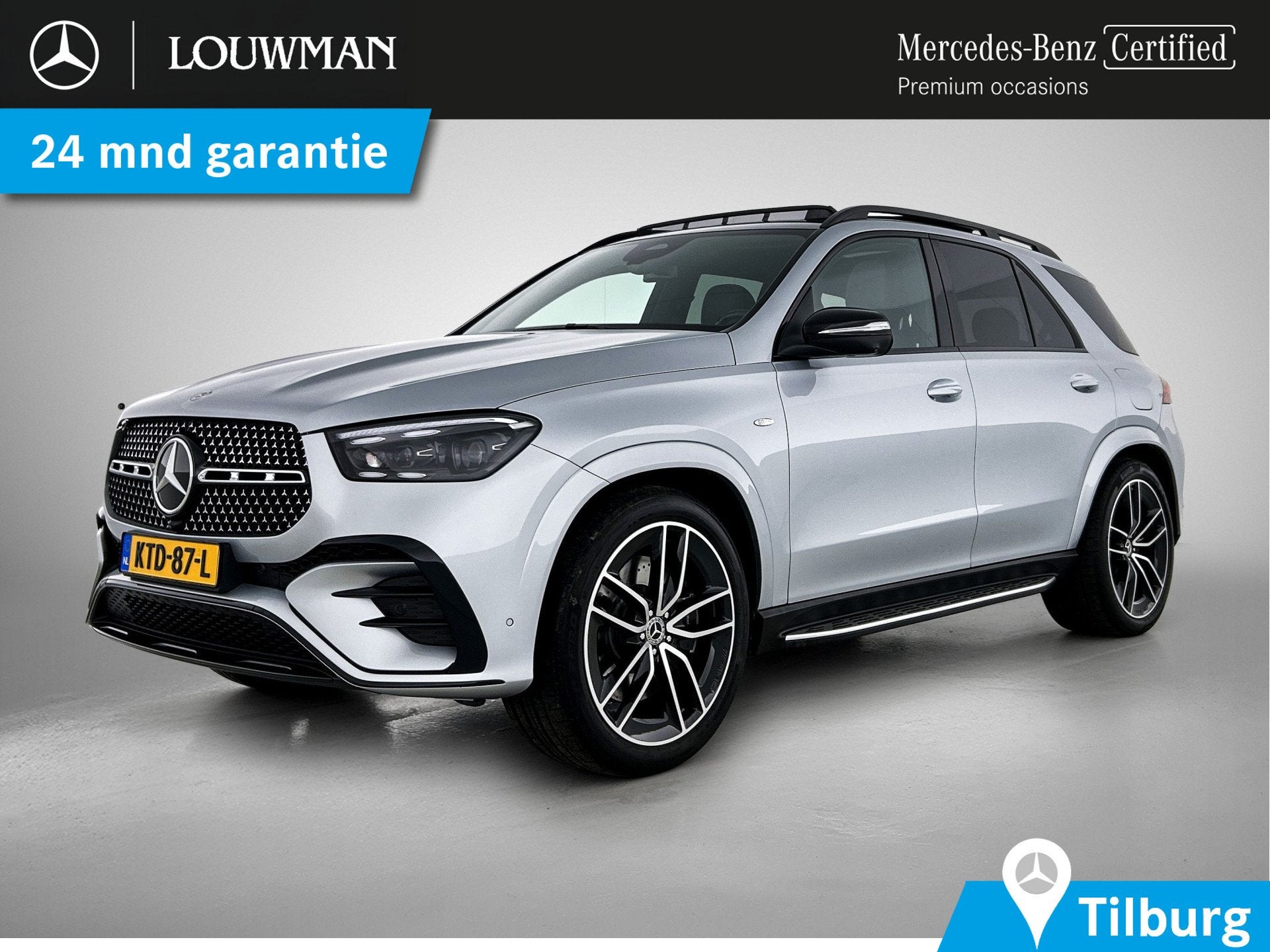 Mercedes-Benz GLE 400 e 4MATIC AMG Plug-In Hybride Trekhaak, Auto's, Automaat, 12 maanden, Gebruikt, 4 cilinders