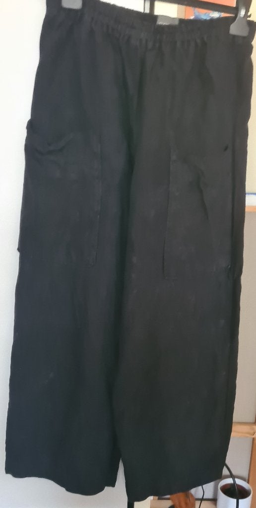 Mooie wijde broek van topmerk OSKA, maat II ( =40/42)., Kleding | Dames, Verzenden, Zwart, Maat 42/44 (L), OSKA