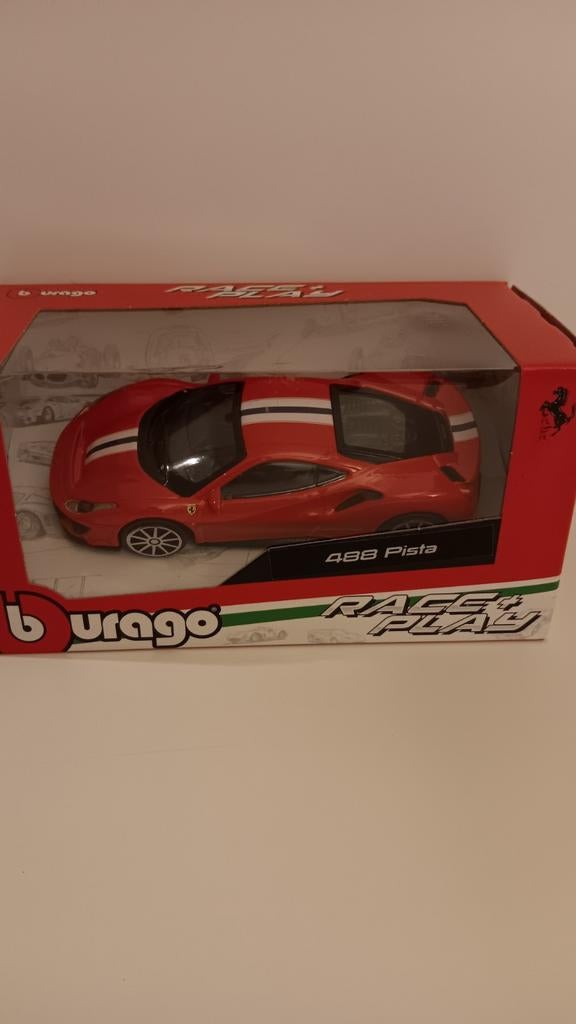 Prachtige Ferrari 488 pista, Hobby en Vrije tijd, Modelauto's | 1:43, Ophalen of Verzenden, Nieuw, Auto, Overige merken