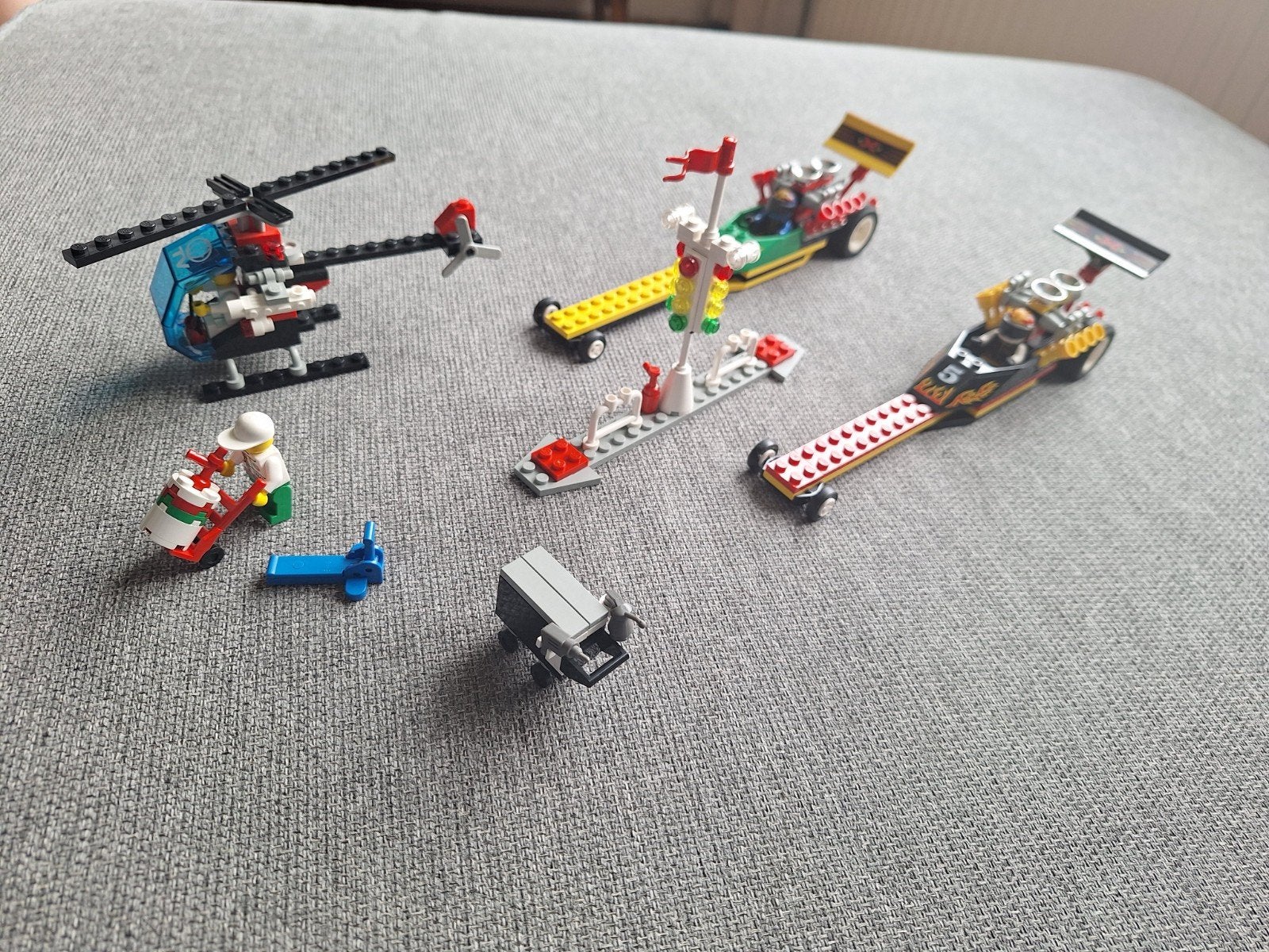 Lego 6568: Drag Race Rally met Helikopter, Compleet, Gebruikt, Overige thema's, Lego