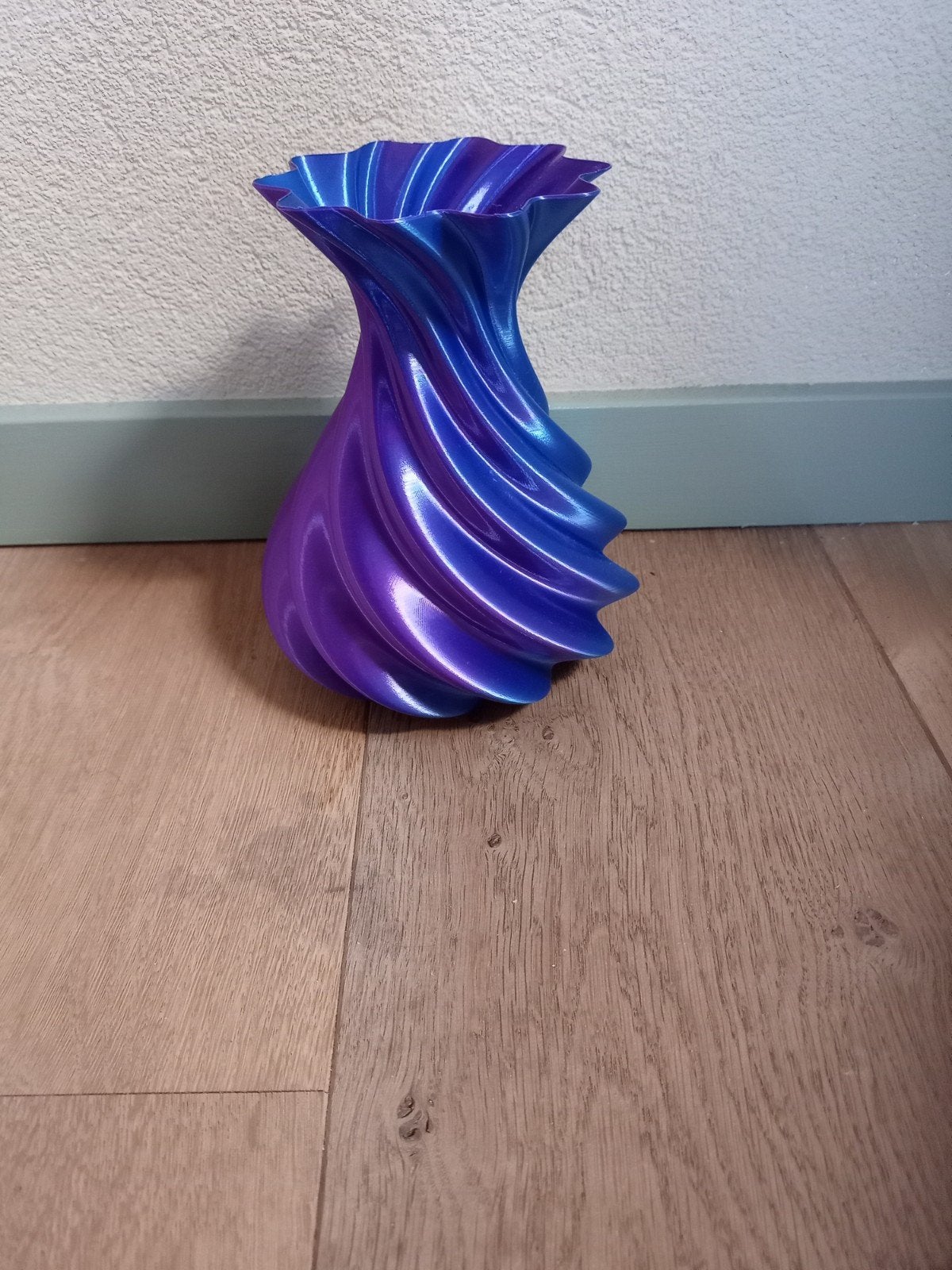 Unieke 3D-geprinte vaas - Diverse kleuren, Kunststof, Meerkleurig, Ophalen of Verzenden, Zo goed als nieuw