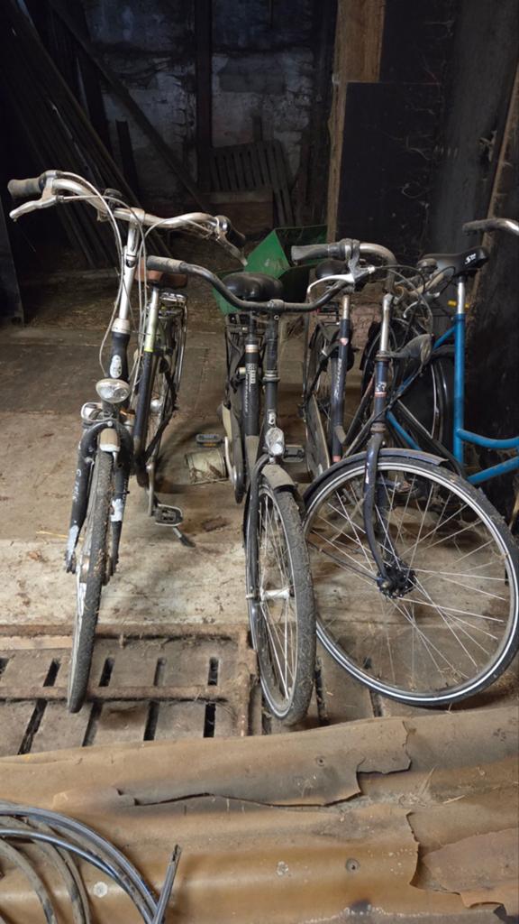 Partij van 3 gebruikte fietsen - opknappers, Velgrem, Versnellingen, Ophalen, Overige merken