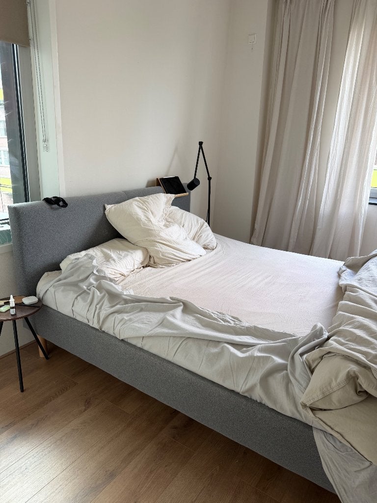 IKEA bed 160x200, Ophalen, Gebruikt, Tweepersoons, 200 cm