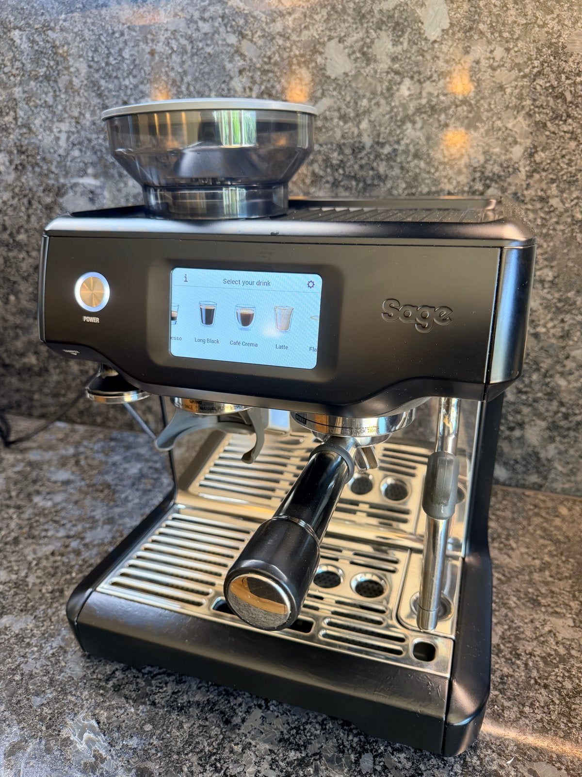 Sage Barista Touch Espresso Machine, Witgoed en Apparatuur, Koffiezetapparaten, Afneembaar waterreservoir, Gebruikt, Espresso apparaat