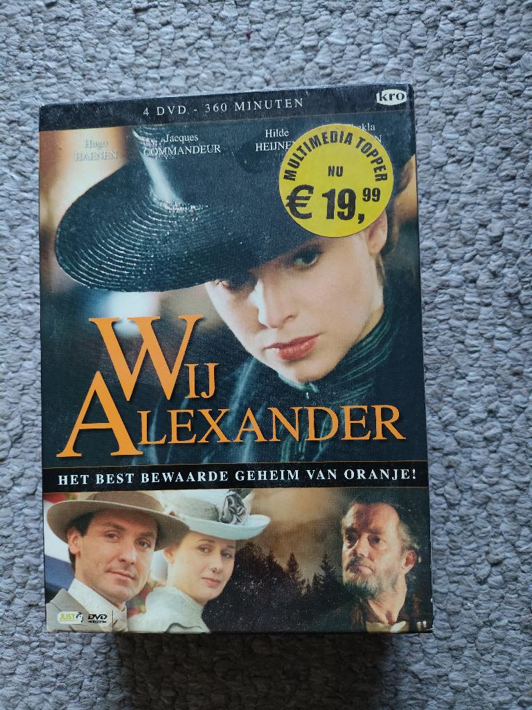 Wij Alexander 4 dvd's. 360 minuten., Cd's en Dvd's, Alle leeftijden, Ophalen of Verzenden, Zo goed als nieuw