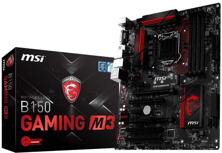 MSI B150 GAMING M3 Moederbord, LGA 1151, DDR4, Ophalen of Verzenden, Zo goed als nieuw