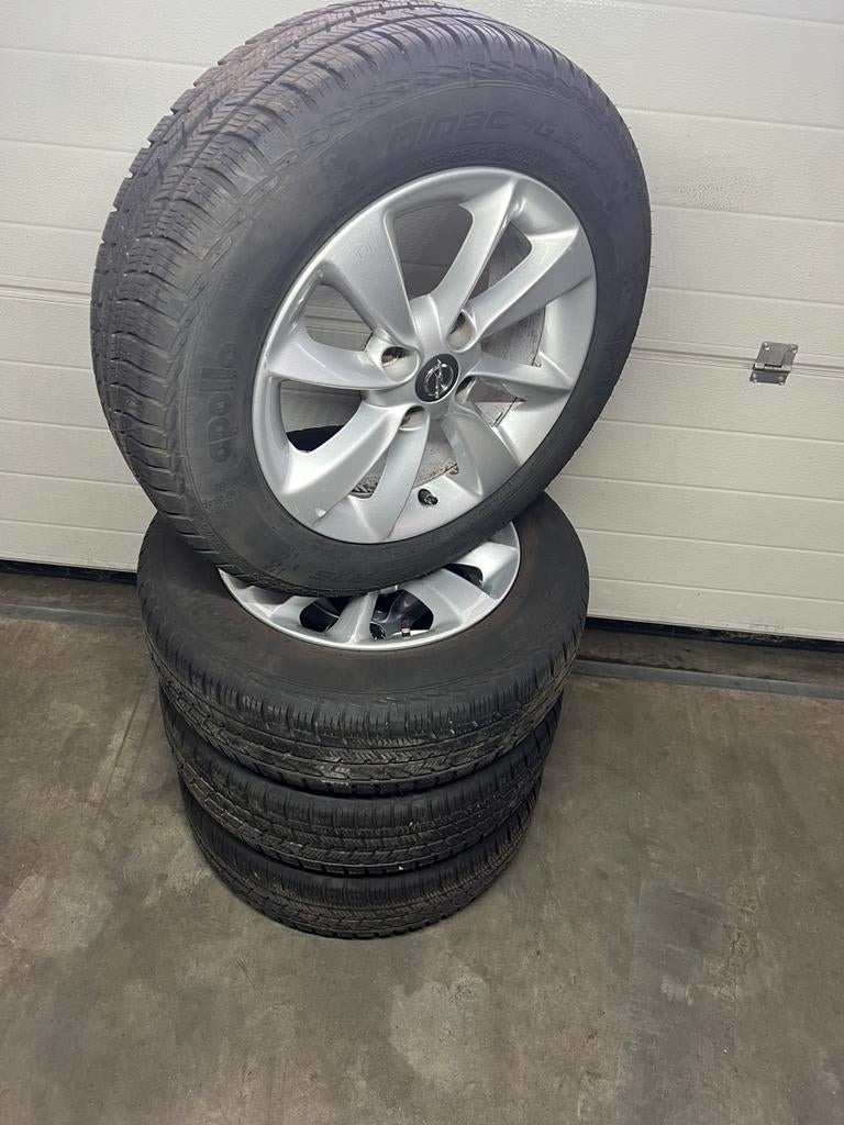 Opel velgen steekmaat 4 keer 100 met banden, Auto-onderdelen, Banden en Velgen, Ophalen, Gebruikt, 15 inch, Banden en Velgen