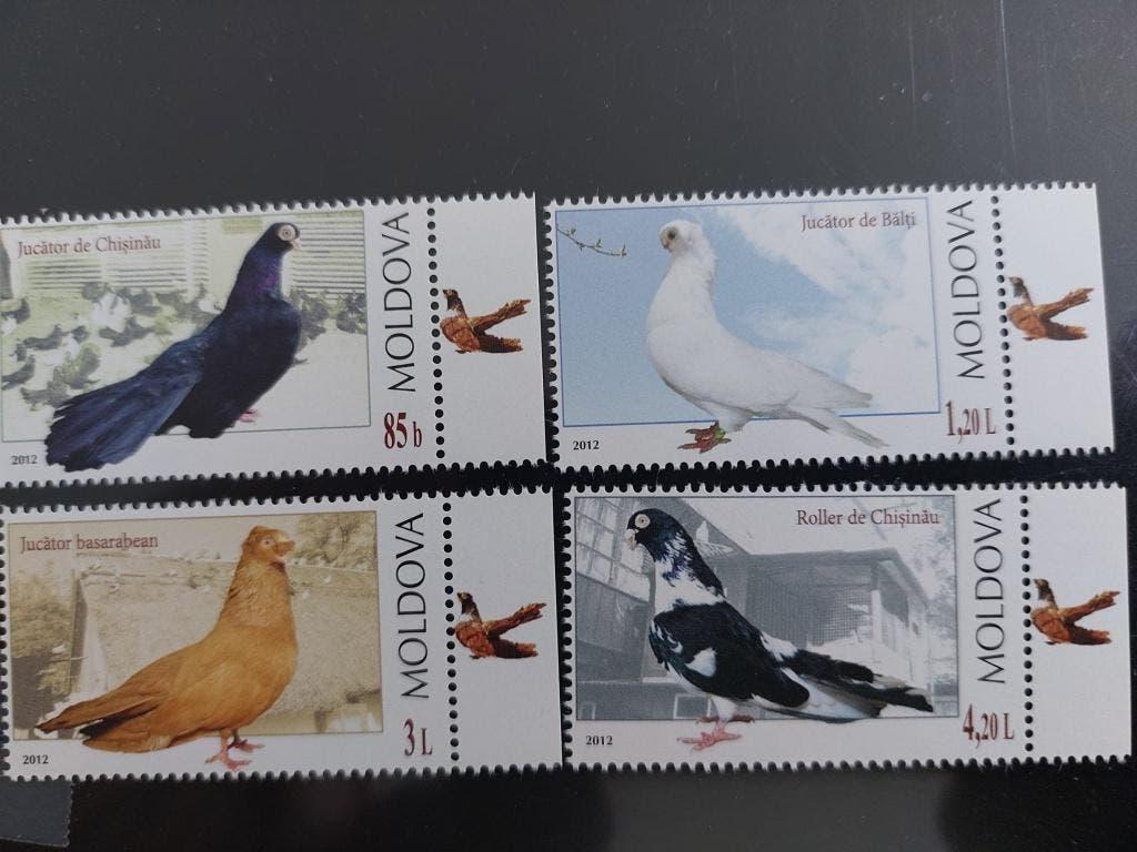 Duiven  Moldavie, Verzenden, Postfris, Dier of Natuur