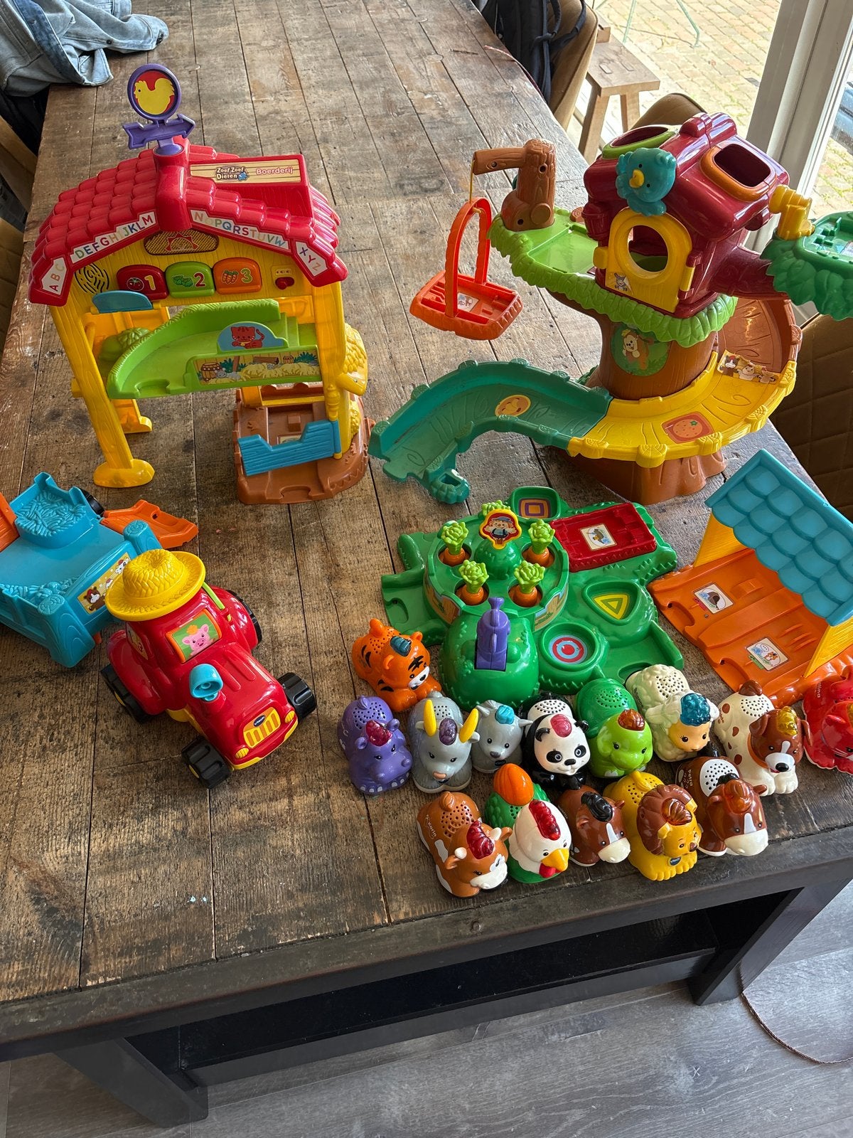 Grote set VTech Toet Toet Auto's en Zoef Zoef Dieren, Ophalen, Gebruikt, Overige typen, Met licht