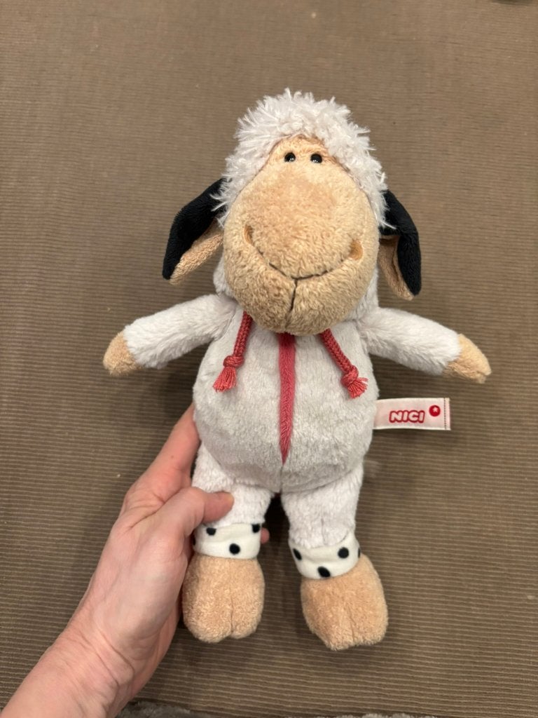 Nici schaap knuffel in pyjama - jolly mah tessa 28 cm!, NICI, Overige karakters, Overige typen, Ophalen of Verzenden