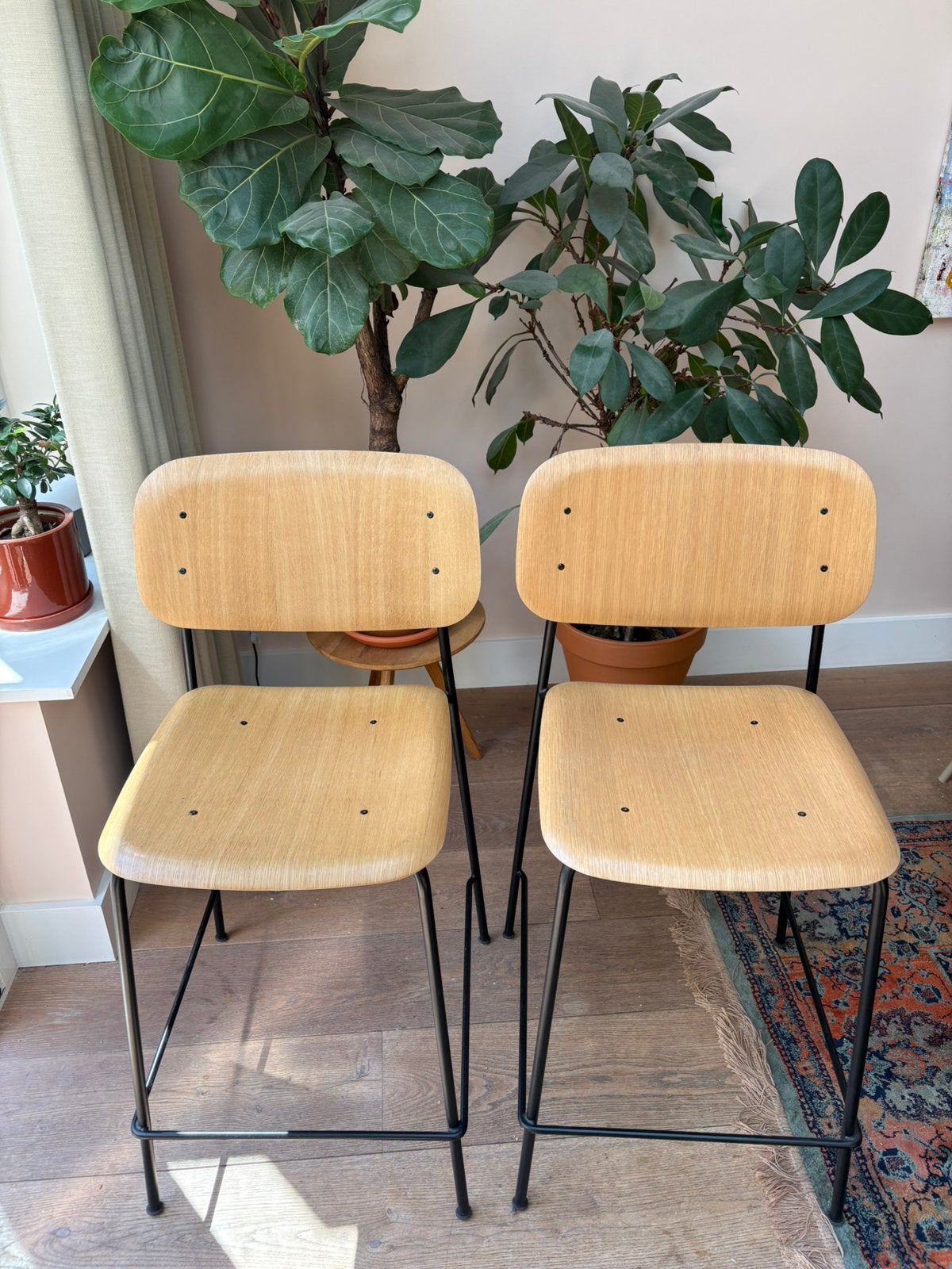 Hay barkruk Soft edge 10, 2 krukken, Ophalen of Verzenden, Zo goed als nieuw, 60 tot 90 cm