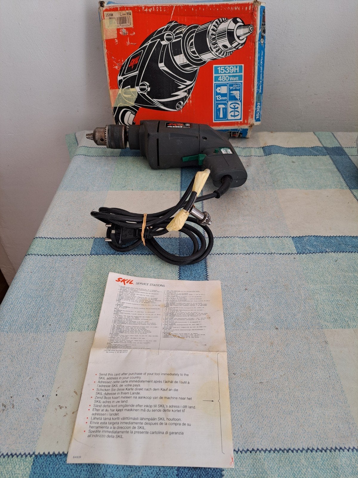 Skil 1539 H Boormachine met doos!, Ophalen of Verzenden, Zo goed als nieuw