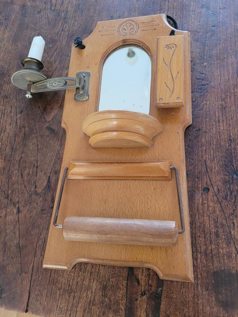 WC rolhouder uit 1870, Ophalen of Verzenden, Overige materialen, Minder dan 25 cm