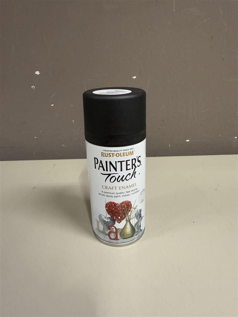 Rust-Oleum Painter\'s Touch Craft Enamel Spray Paint Mat Zwa, Ophalen of Verzenden, Nieuw