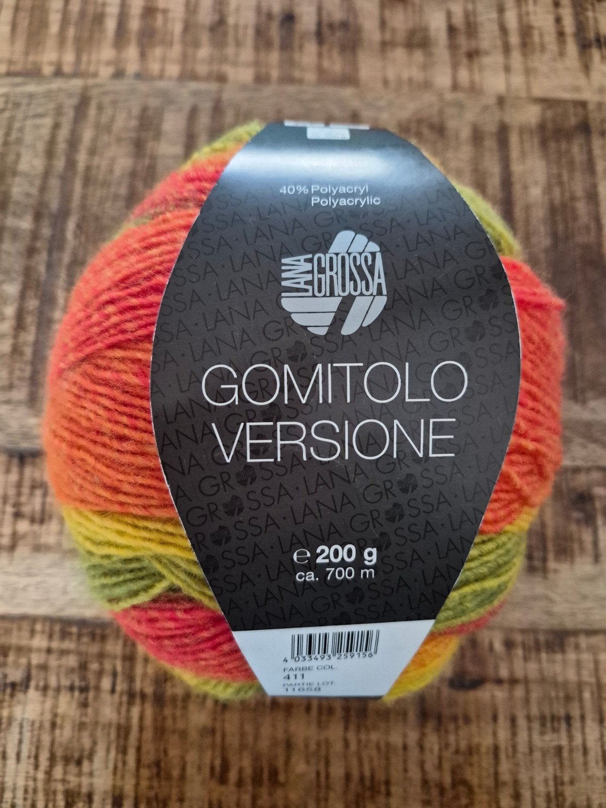 Lana Grossa Gomitolo Versione Wol 200gr 700m, Ophalen of Verzenden, Nieuw, Breien of Haken, Wol of Garen