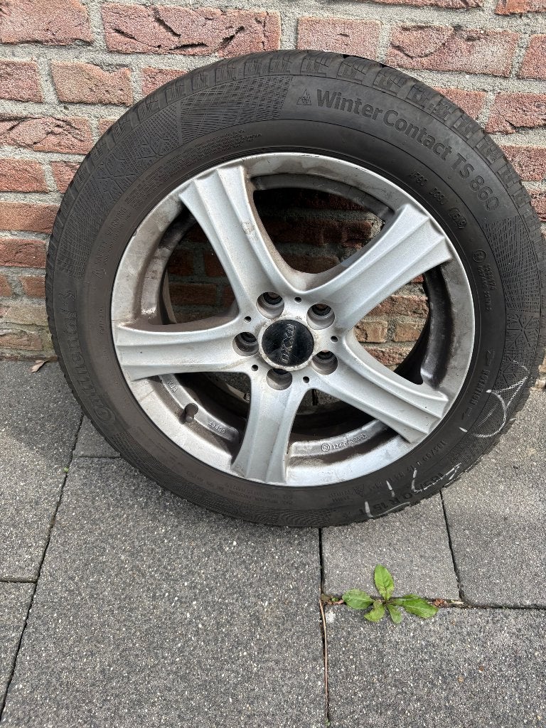 4 licht metalen velgen 15 inch + banden, Auto-onderdelen, Banden en Velgen, Ophalen, Gebruikt, 15 inch, Banden en Velgen