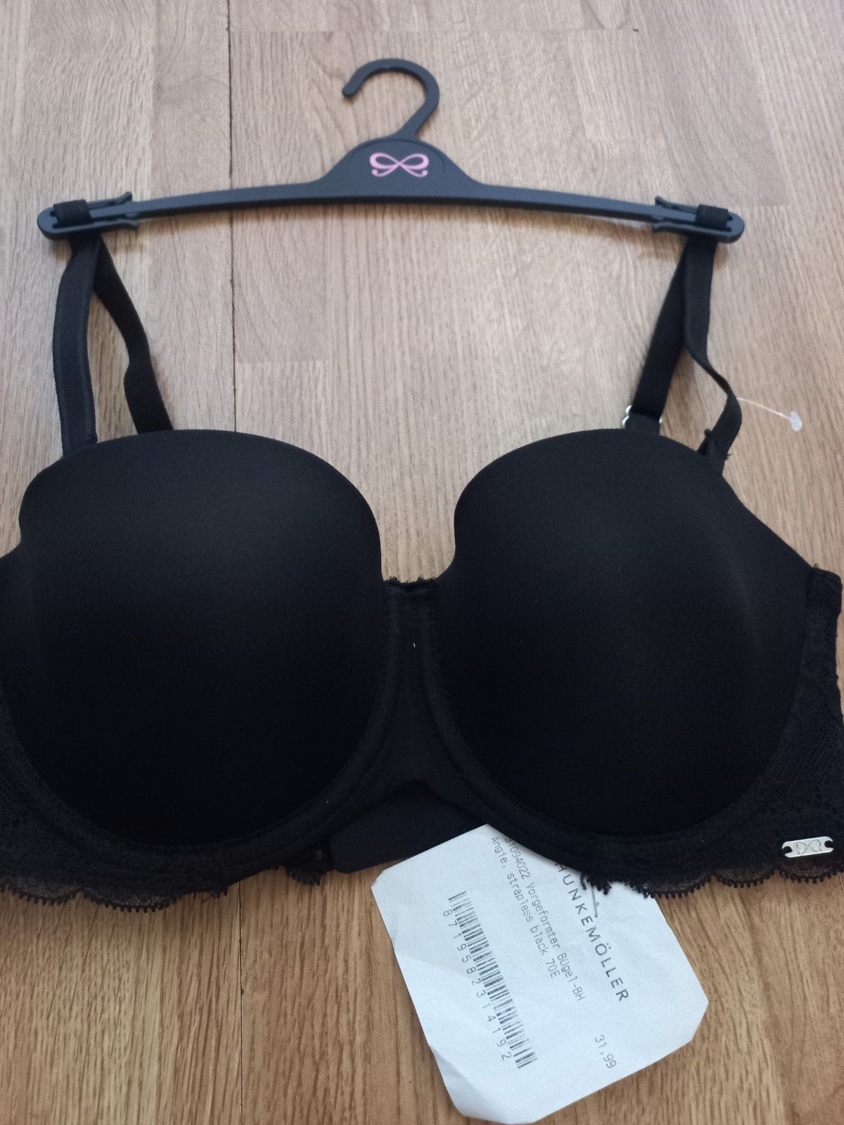 Hunkemoller BH maat 70E nieuw, Ophalen of Verzenden, Zwart, BH