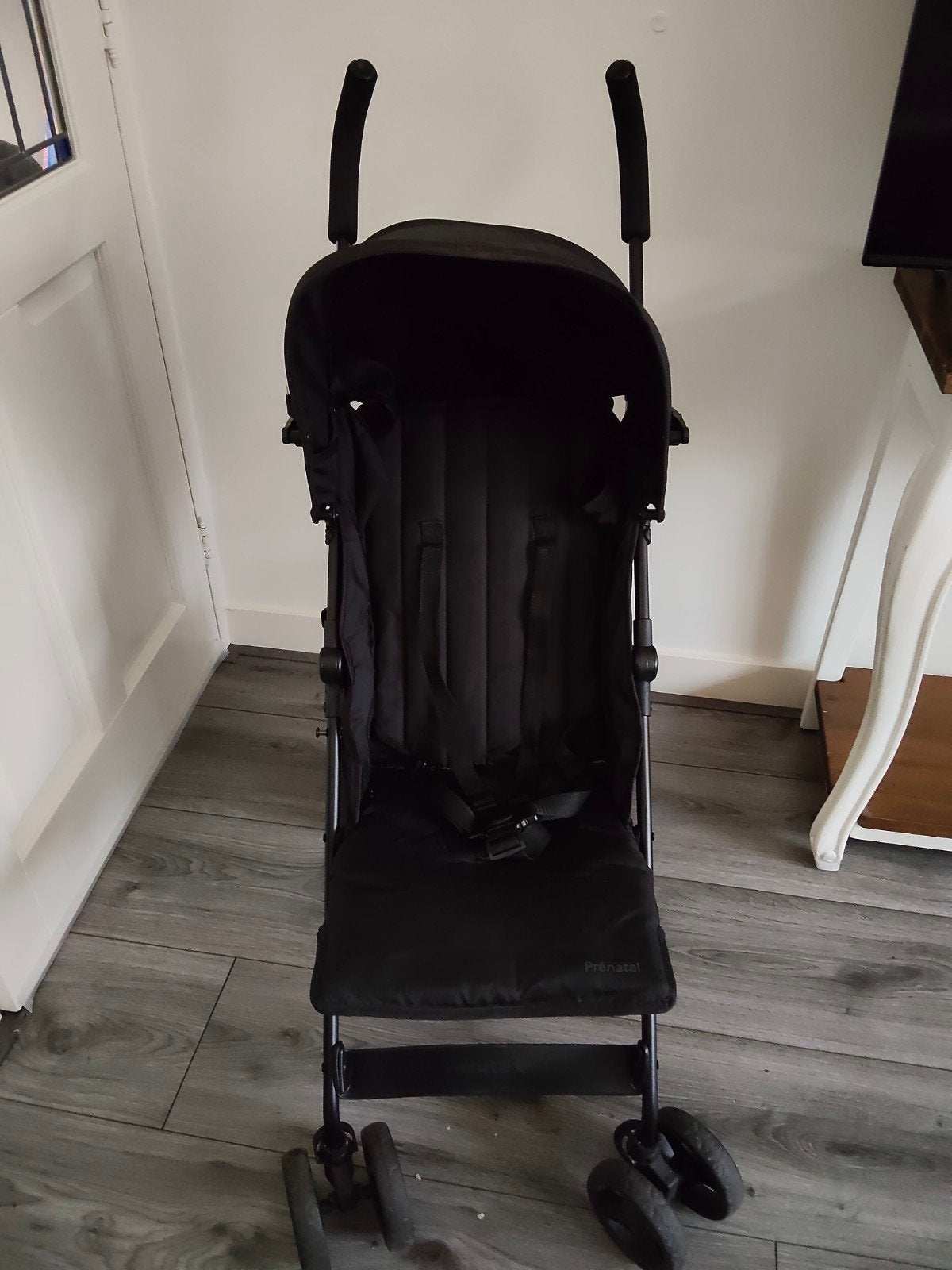 Prénatal buggy - Zwart, compact en handig, Ophalen, Gebruikt, Overige merken, Zonnekap