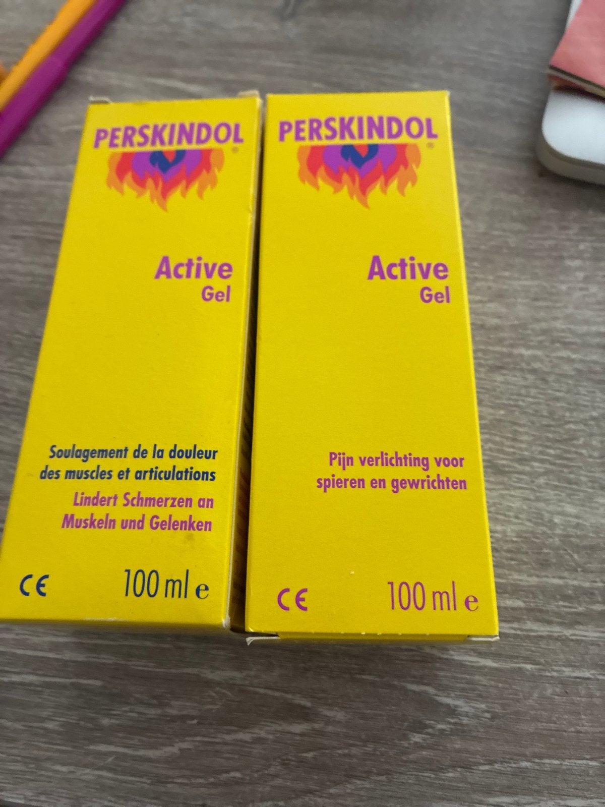 2x Perskindol Active Gel 100ml - Nieuw en Ongebruikt, Ophalen of Verzenden, Nieuw, Lichaamsverzorging