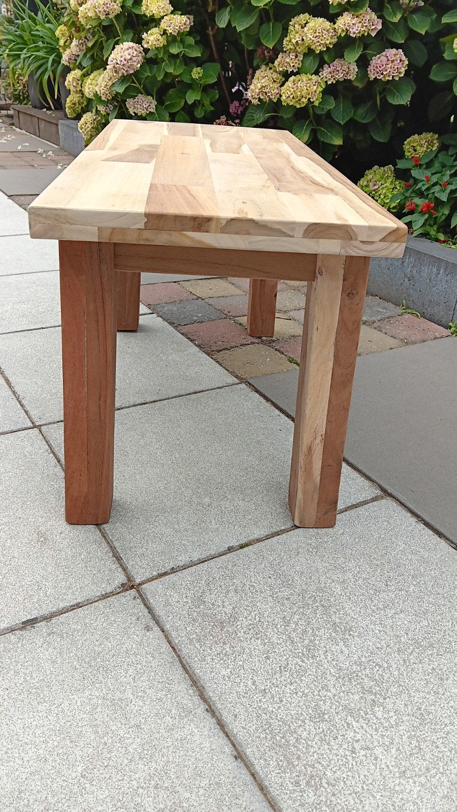 Houten bankje teak hout nieuw, Tuin en Terras, Ophalen, Nieuw, Teakhout