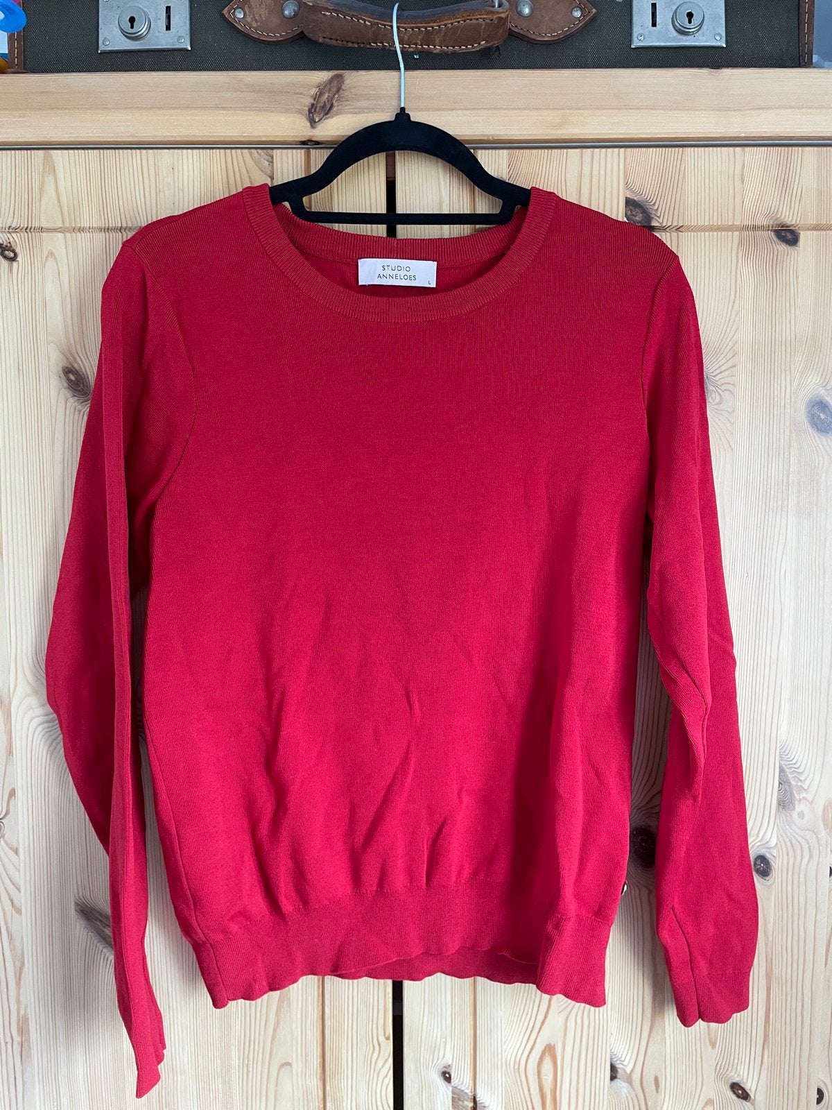 Studio Anneloes Lana Pullover Rood Maat L, Kleding | Dames, Truien en Vesten, Ophalen of Verzenden, Zo goed als nieuw, Maat 42/44 (L)