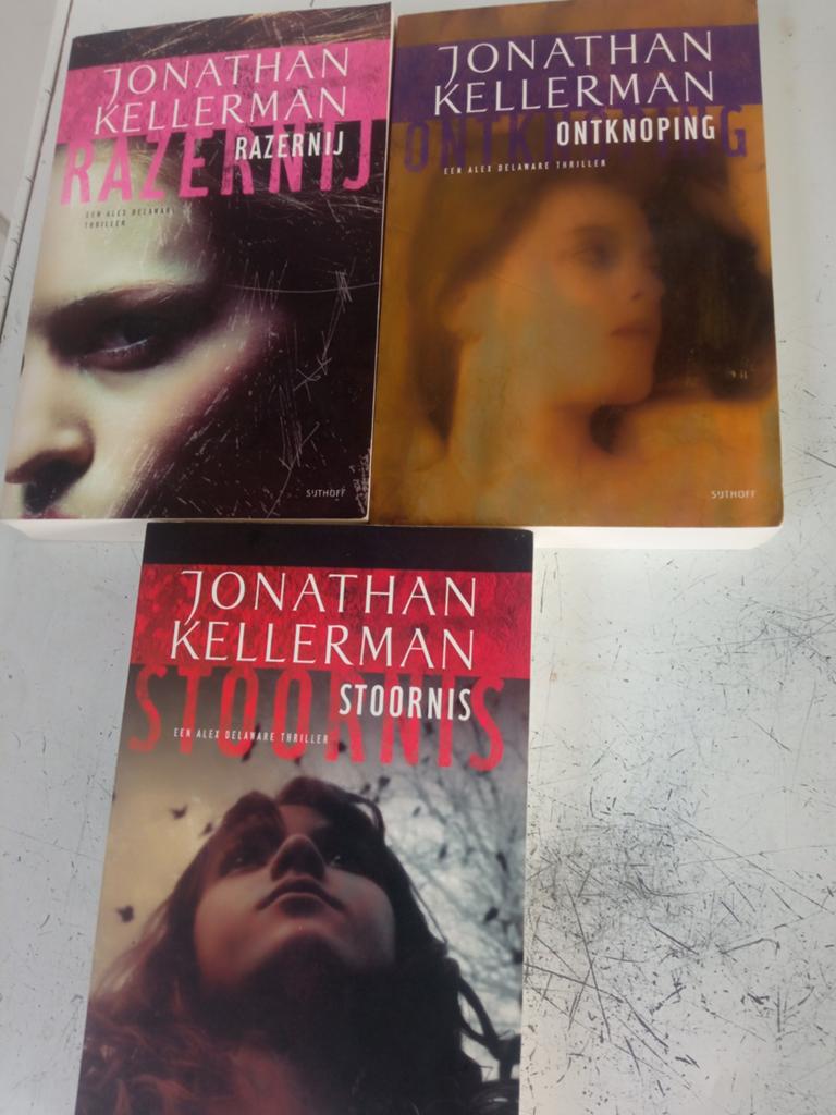 Thriller Stoornis .ontknoping Razernij van Jonathan kellerma, Boeken, Ophalen of Verzenden, Zo goed als nieuw, Jonathan Kellerman