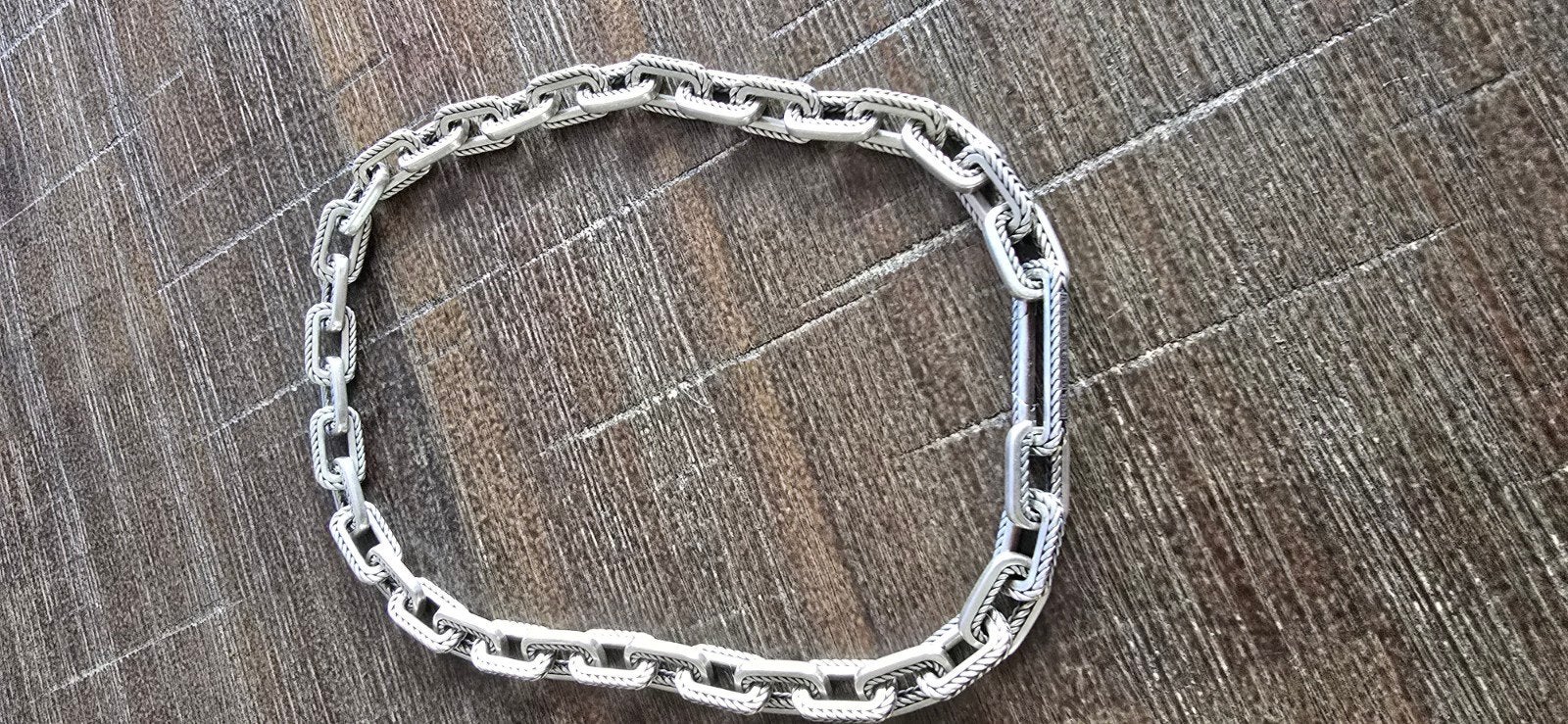 Buddha to Buddha Barbara Link Ketting 45 cm, Ophalen of Verzenden, Zo goed als nieuw, Zilver, Zilver