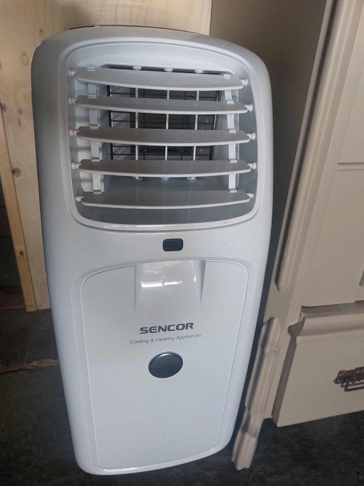 Sencor Mobiele Airco SAC MT7011C met afvoerslang en doos, Witgoed en Apparatuur, Gebruikt, Minder dan 60 m³, 3 snelheden of meer