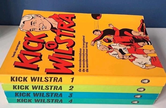 Kick Wilstra Serie 1 t/m 4 -  '72/'73  Henk Sprenger, Boeken, Meerdere stripboeken, Ophalen of Verzenden, Henk Sprenger