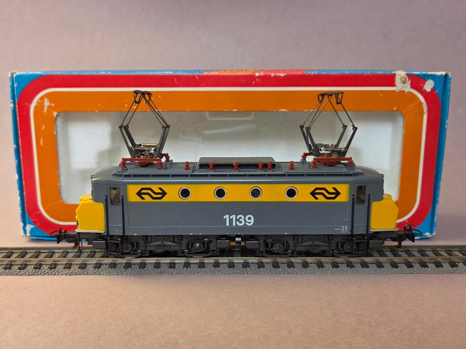 Märklin 3324 NS 1139 Elektrische locomotief. Met OVP, Ophalen, Wisselstroom, Gebruikt, Analoog