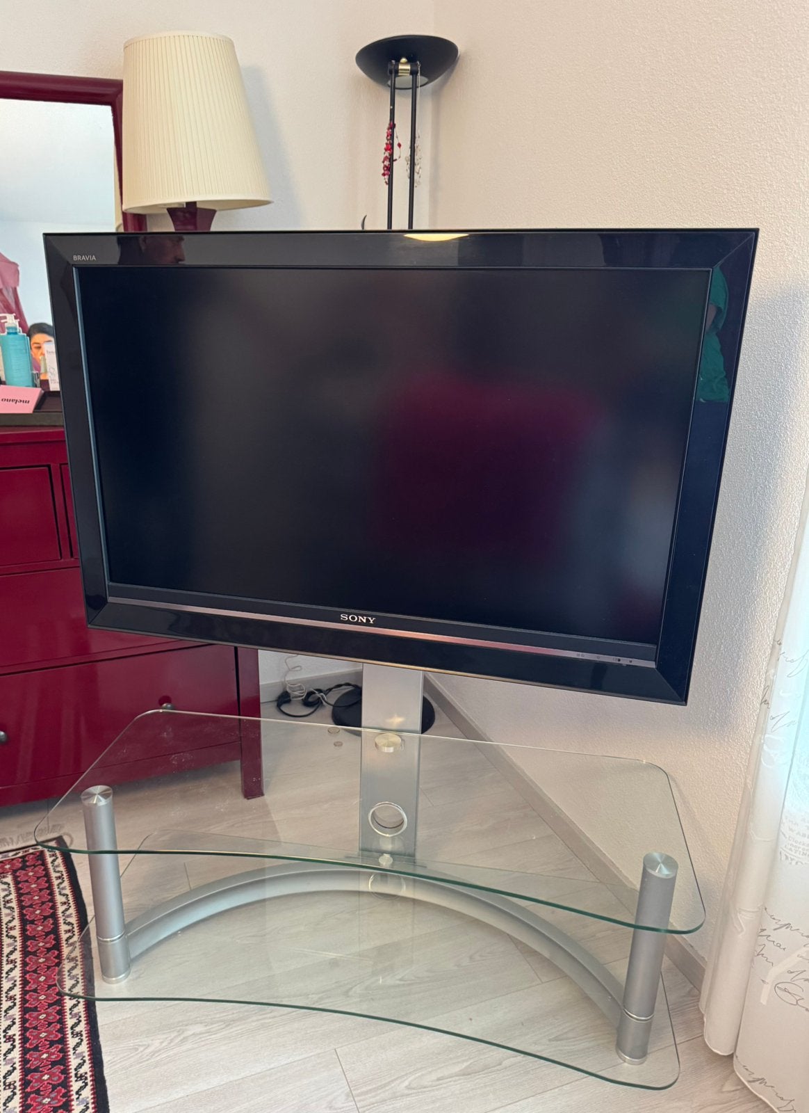 Sony TV + tafel, Computers en Software, Monitoren, Draaibaar, Zo goed als nieuw, Overige typen, Onbekend
