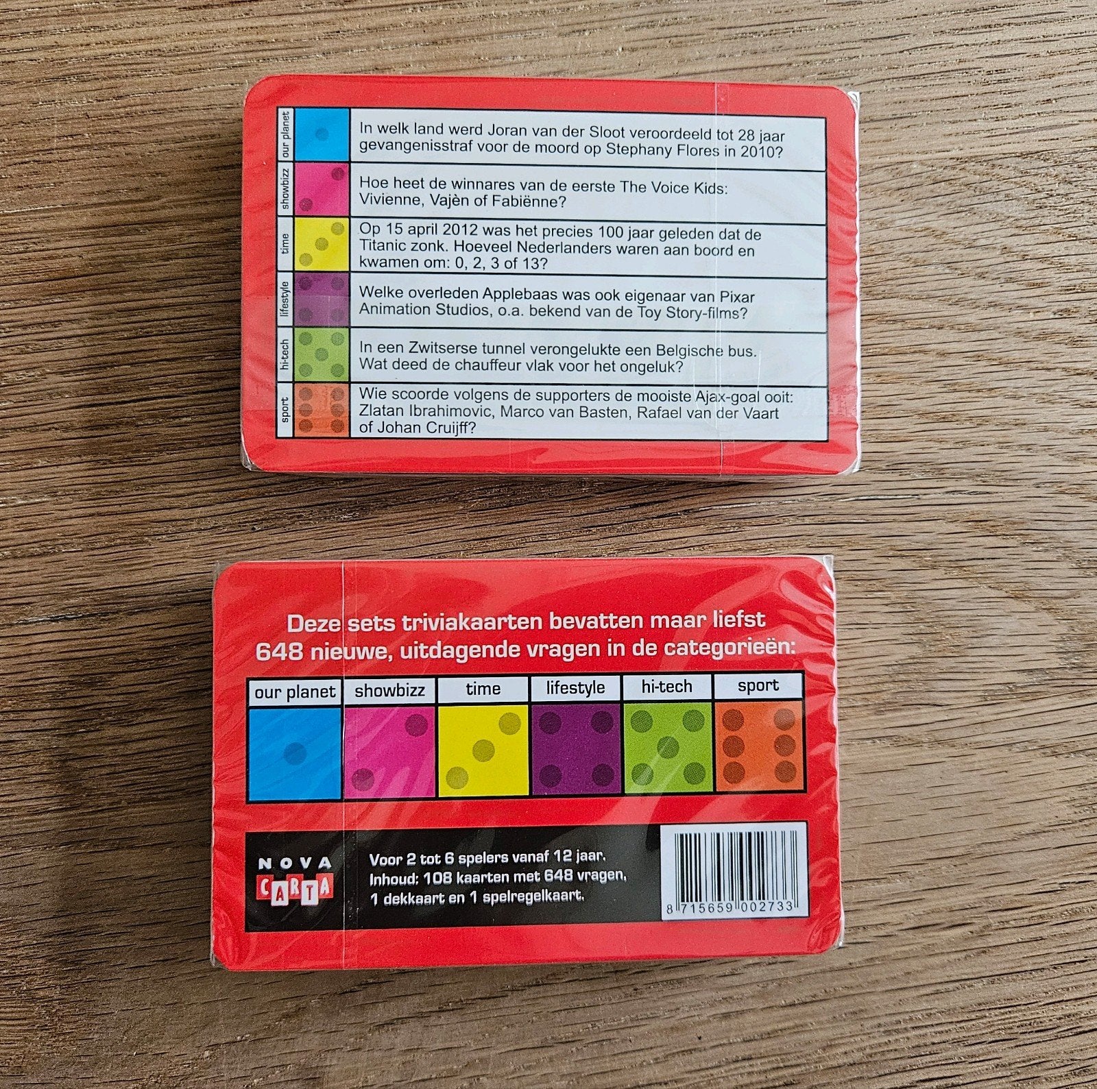 Trivia Vraag & Antwoord Kaartspel - Nieuw in verpakking, Een of twee spelers, Ophalen of Verzenden, Nieuw, Nova Cat