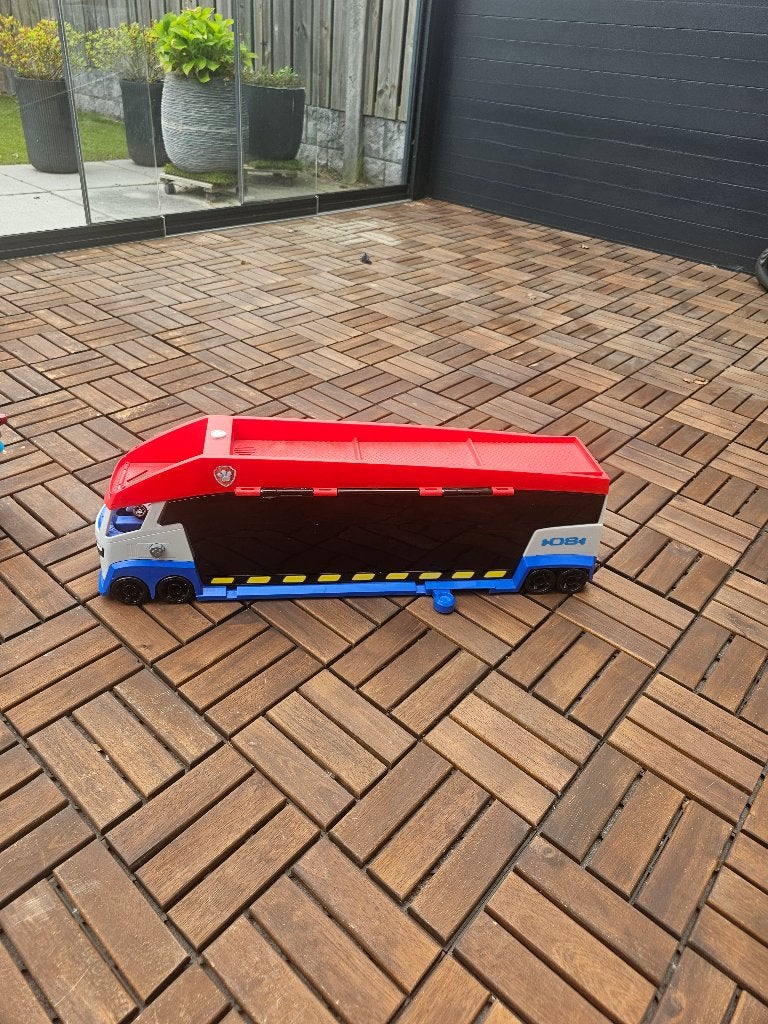 Speelgoed paw patrol brandweerauto, Ophalen, Zo goed als nieuw