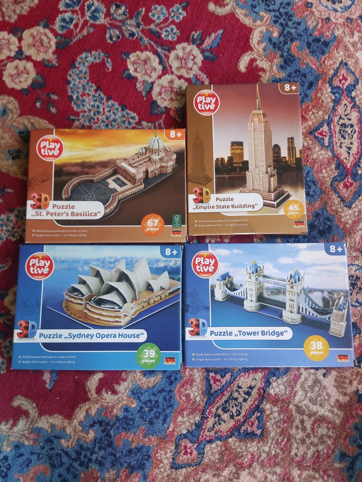 4x Playtive 3D Puzzels, Ophalen of Verzenden, Meer dan 50 stukjes, Nieuw, 6 jaar of ouder