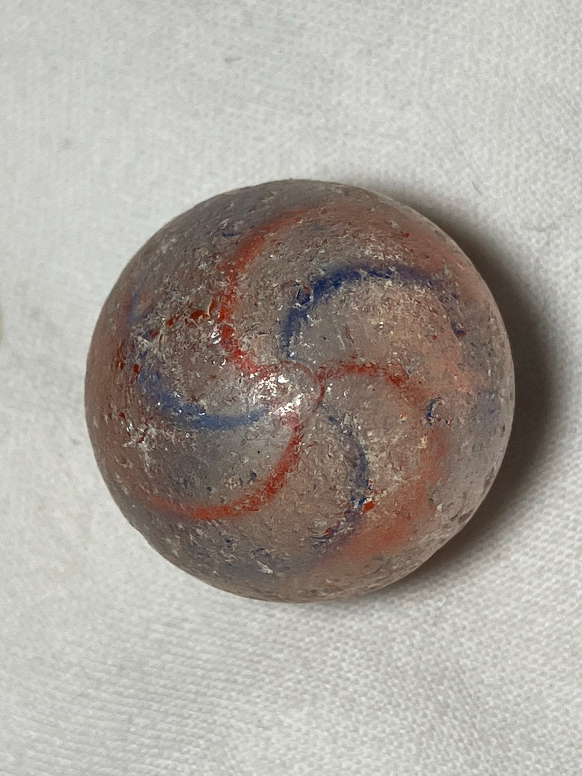 Divided Core Swirl knikker (20,43 mm), Ophalen of Verzenden, Gebruikt