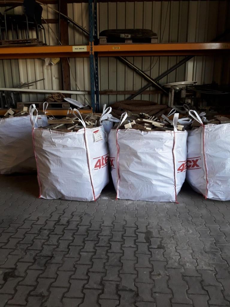 Big bag pallet hout balken vloerplanken, Tuin en Terras, Haardhout, Ophalen