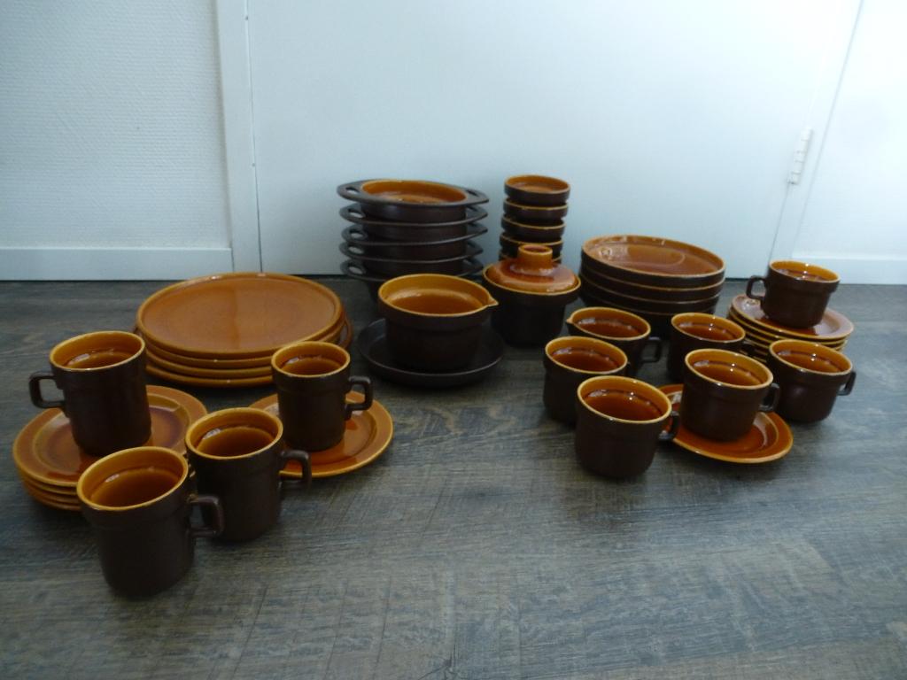 Driehoek Huizen Holland Utrecht bord borden servies soep kop, Ophalen of Verzenden