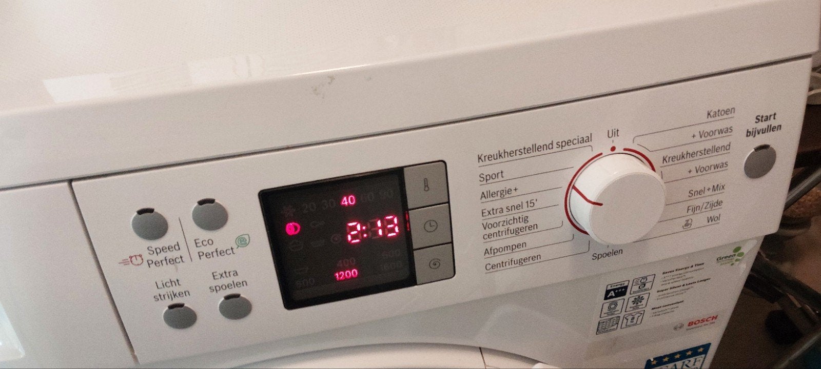 Foto 4 van Bosch Logixx 8 VarioPerfect Wasmachine - Zo goed als nieuw