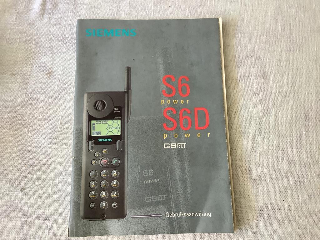 Siemens S6 / S6D Power GSM Gebruiksaanwijzing, Ophalen of Verzenden, Gebruikt, Overige typen, Siemens
