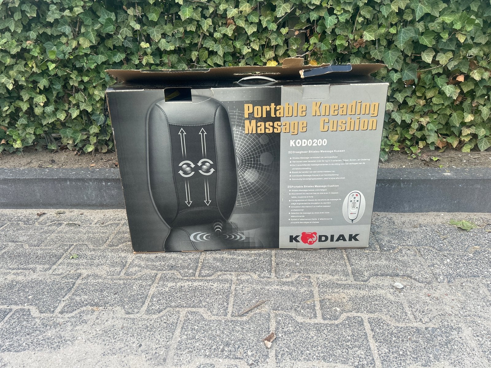 Kodiak Draagbaar Kneed Massage Kussen KOD0200, Ophalen of Verzenden, Nieuw, Massagestoel of Kussen