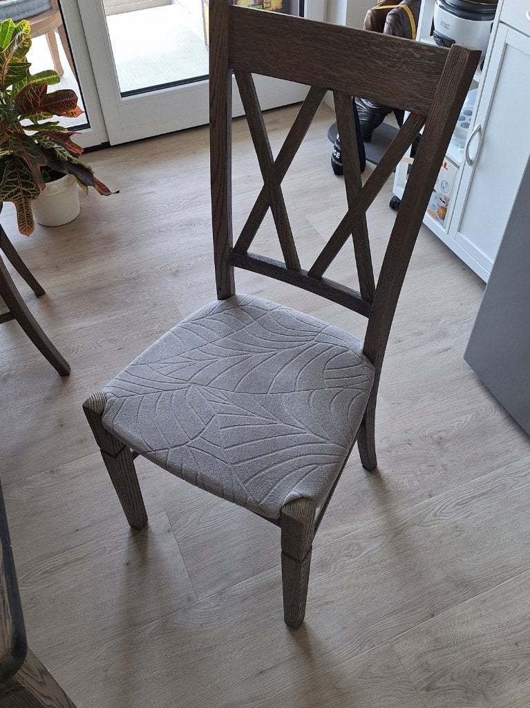 eetkamerstoelen, Huis en Inrichting, Stoelen, Ophalen, Gebruikt, Vier, Grijs