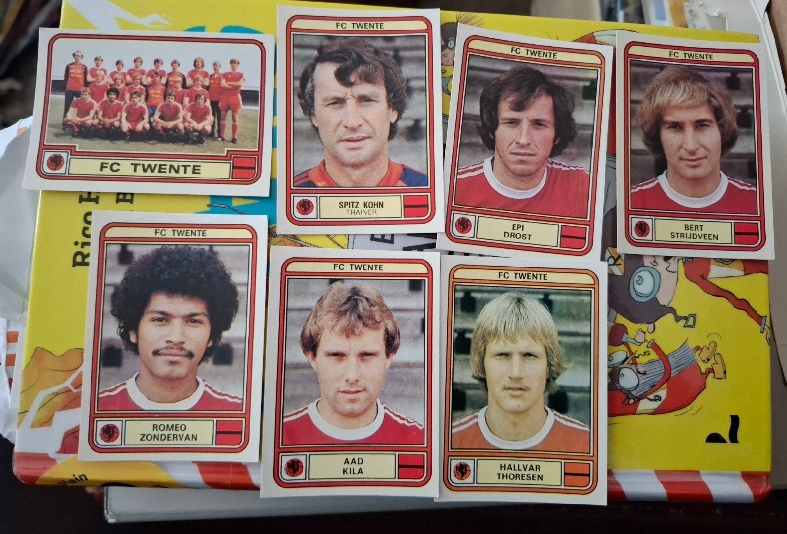 7 x Panini voetbal 80 > FC Twente, Verzamelen, Sportartikelen en Voetbal, Ophalen of Verzenden, Nieuw, F.C. Twente, Poster, Plaatje of Sticker