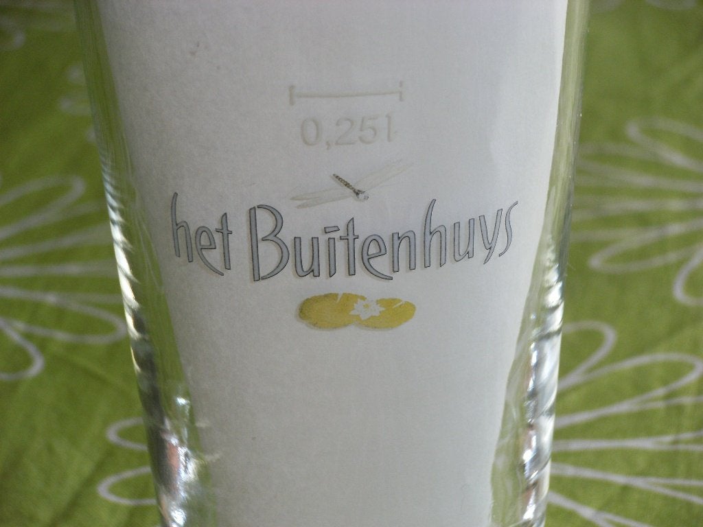 Het Buitenhuys dubbeldruk Grolsch #, Ophalen of Verzenden, Zo goed als nieuw, Glas of Glazen, Grolsch