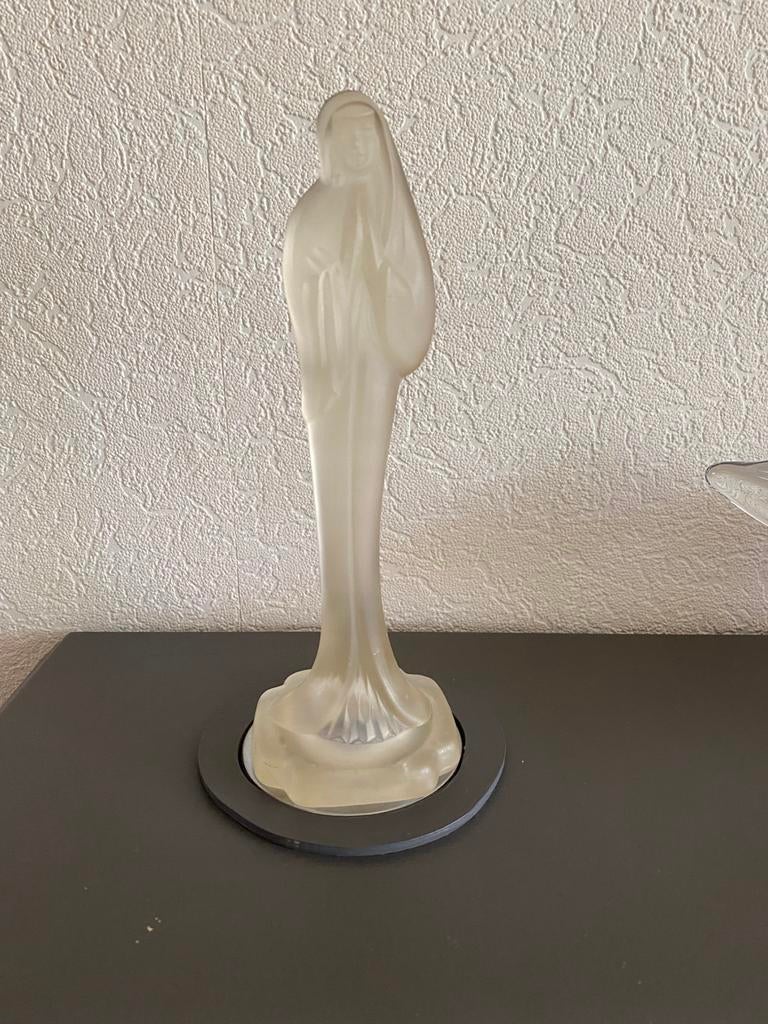 Madonna beeldje van glas, Ophalen of Verzenden, Zo goed als nieuw, Dier