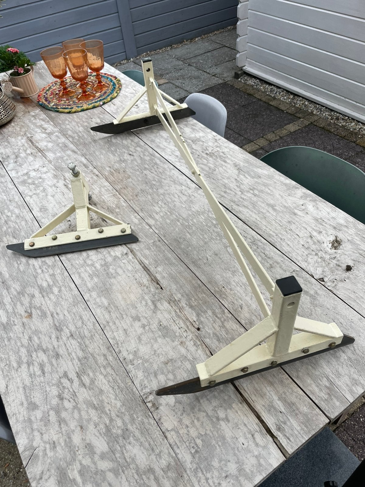 Peter Lynn Kite buggy schaats ijzer systeem compleet, Ophalen, Gebruikt, Vierlijns, Toebehoren