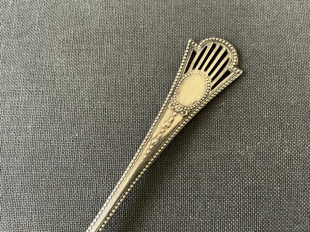 Gero 90 verzilverd gebaksvorkje  - model 708, Ophalen of Verzenden
