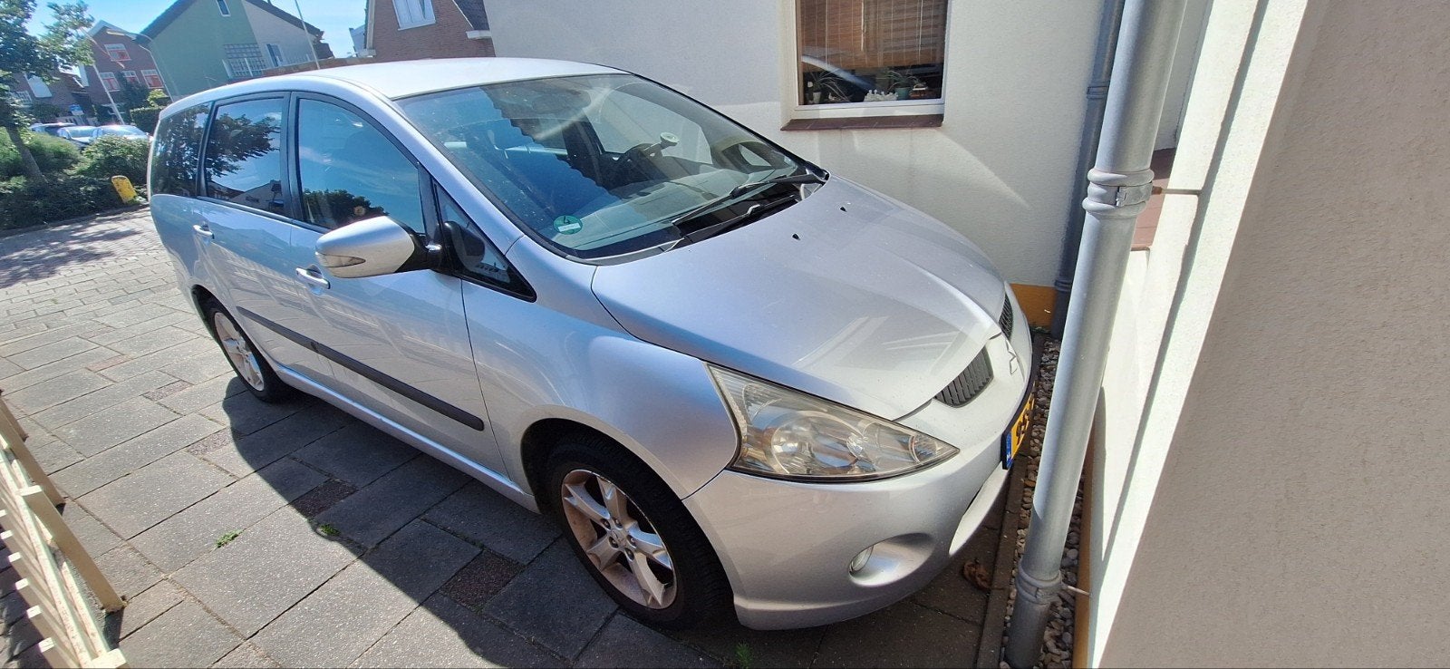 Mitsubishi Grandis 2.4 Mivec 7 2008 Grijs, Auto's, Mitsubishi, Voorwielaandrijving, 164 pk, 7 stoelen, Handgeschakeld