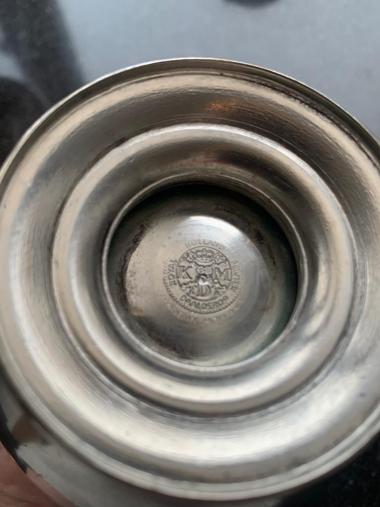 KDM Royal Daalderop Pewter tinnen servies, Ophalen