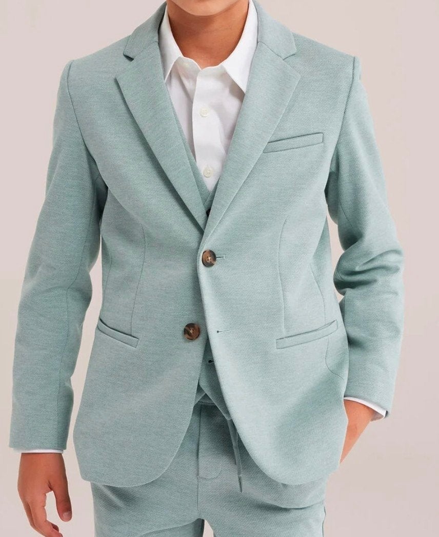 WE Regular Fit Blazer met Stretch - Maat 158/164, WE, Ophalen of Verzenden, Zo goed als nieuw, Jongen